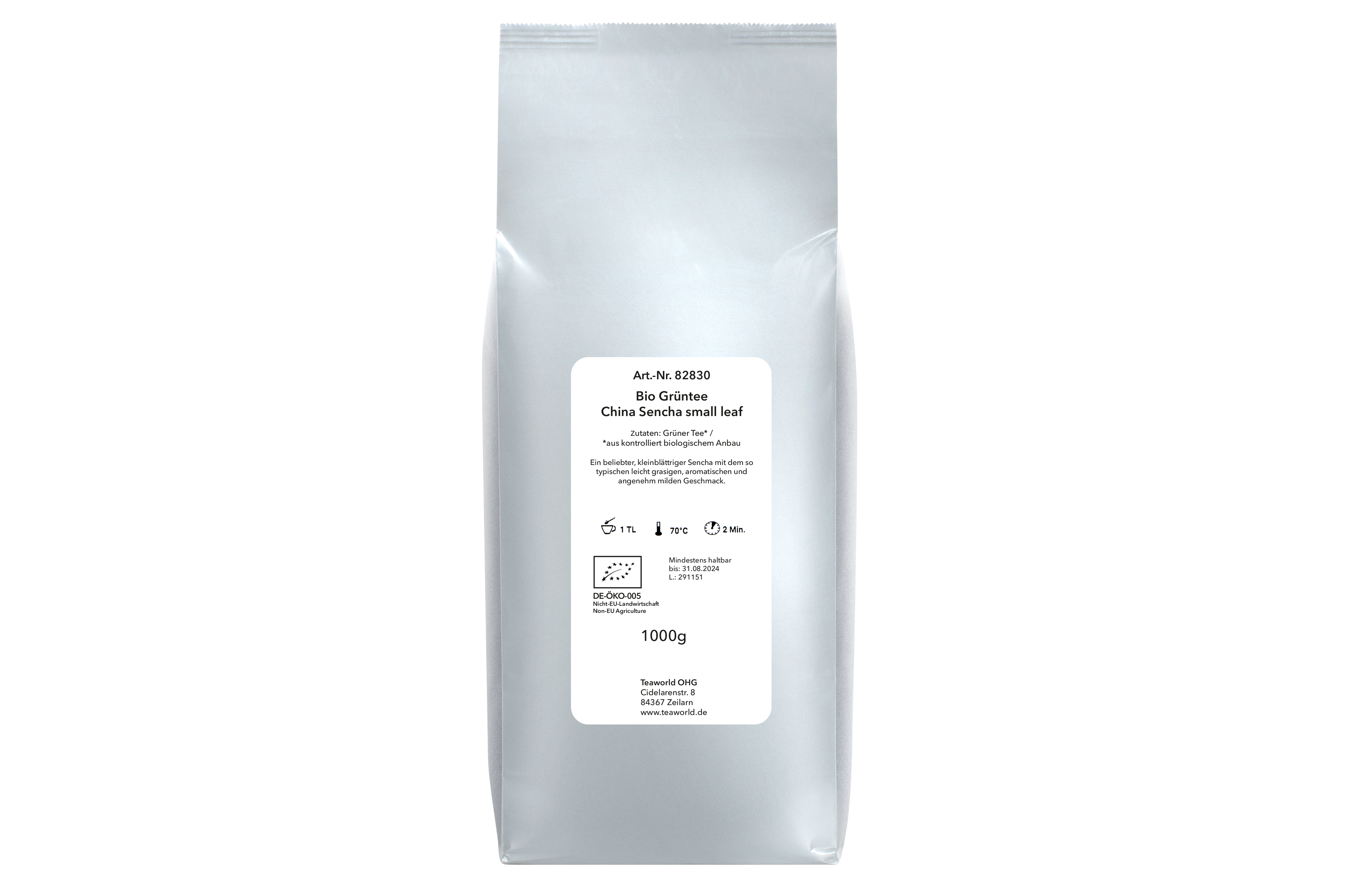 Bio China Sencha small leaf - Grüner Tee im Kilopack