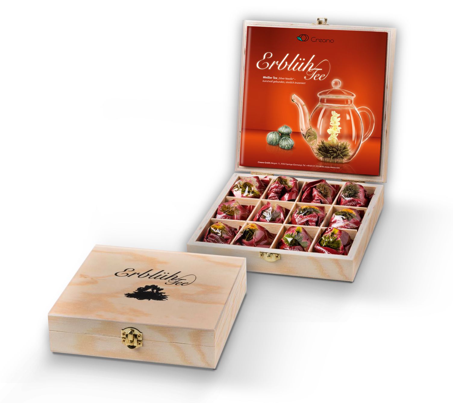 Erblüh Tee Präsentbox Frühjahrslese 12er  von der Creano GmbH