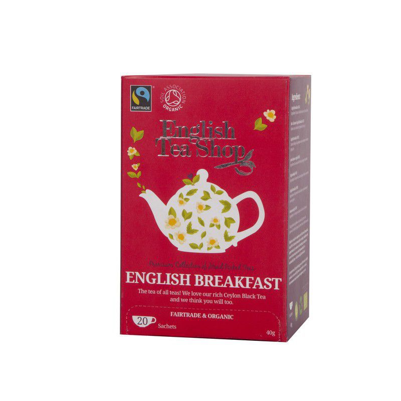 English Tea Shop - English Breakfast, BIO Fairtrade, 20 Teebeutel