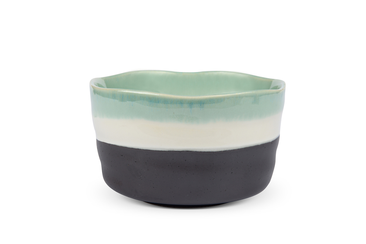 Matcha-Schale 400ml grün-weiss-schwarz