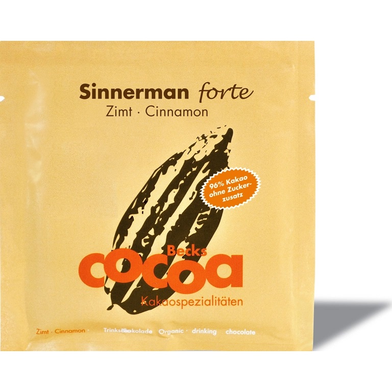 Bio Sinnerman FORTE Kakao - Becks Cocoa - 25g Portionsbeutel