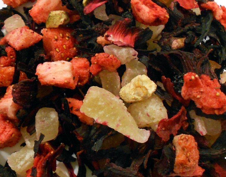 Erdbeer Guave Früchtetee mit natürlichem Aroma