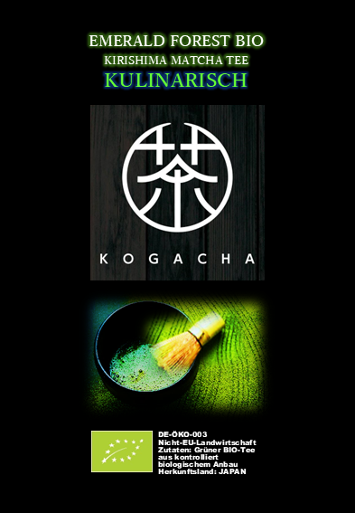 Emerald Forest Bio Kirishima-Matcha-Tee-Kulinarisch Bio 20g Matcha - Kogacha