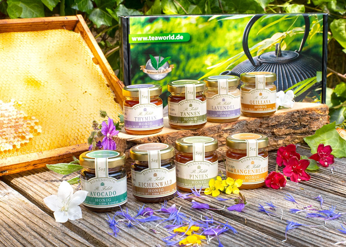 8x50g Honig Probierpaket - R. Feldt Bienenhonig