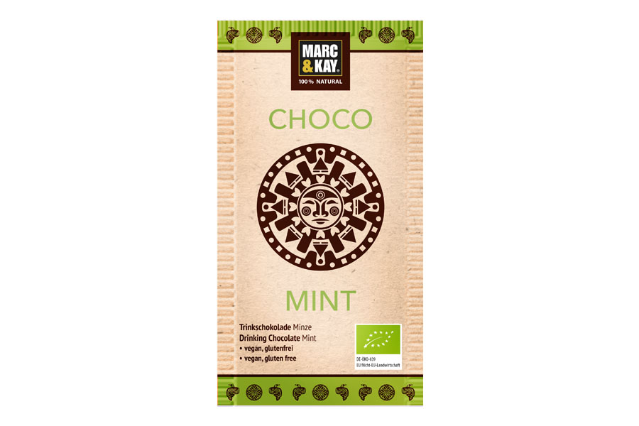 Marc & Kay Bio Trinkschokolade CHOCO MINT 25g - PROBIERPACKUNG