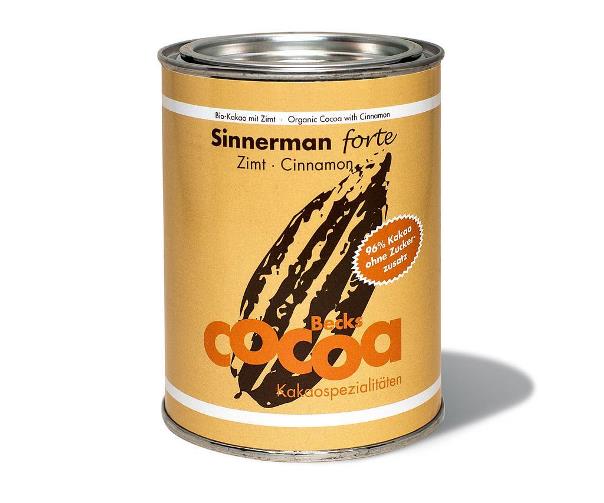 Bio Sinnerman forte (96% Kakao o. Zucker) - Becks Cocoa - 250g  