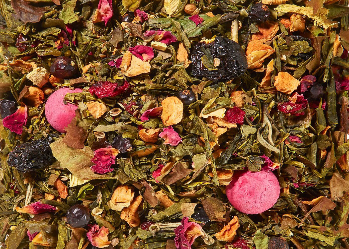 Kirsch Eistee mit Kirsch-Wacholder-Note - Grüner Tee, aromatisiert