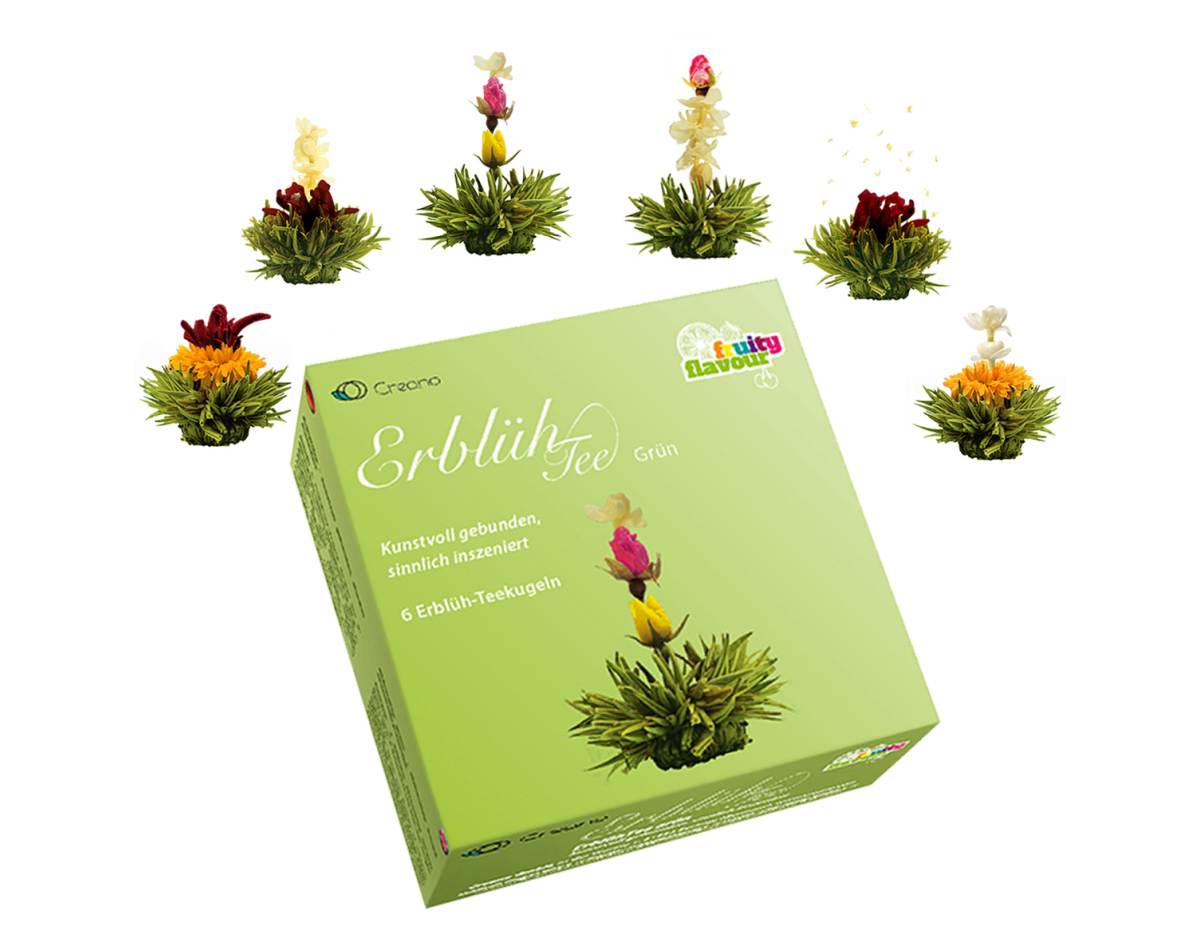6er Box ErblühTee „Grüner Tee“ Nachfüllbox