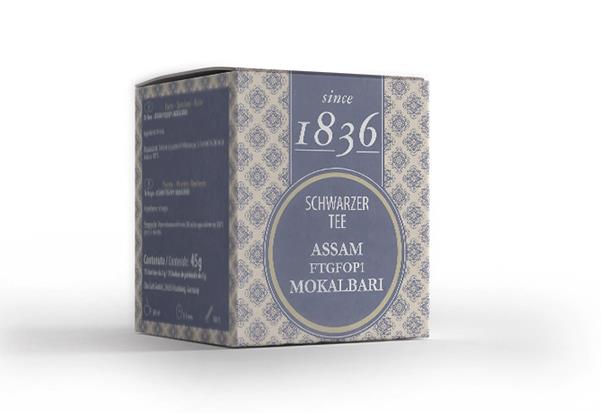 Schwarzer Tee Assam Mokalbari FTGFOP1 - 15 Pyramidenbeutel (D&B)