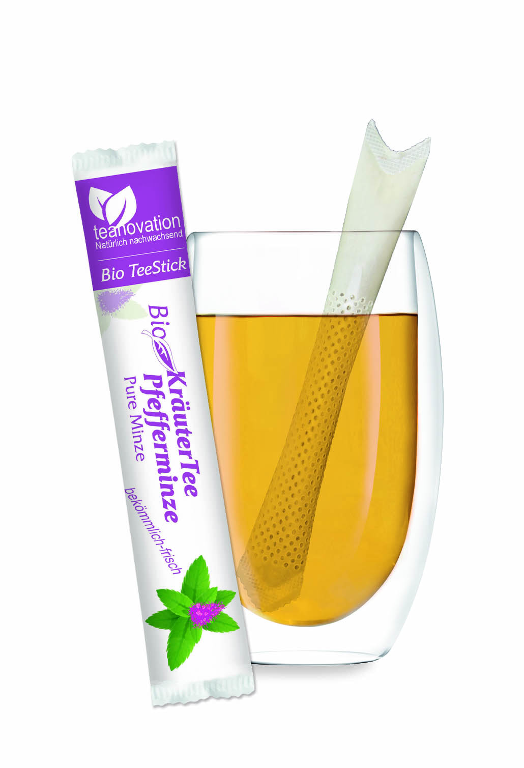Kräuteree - Pfefferminze Bio Teestick - Teanovation