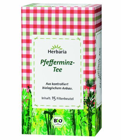 Bio Pfefferminz-Tee Filterbeutel von Herbaria