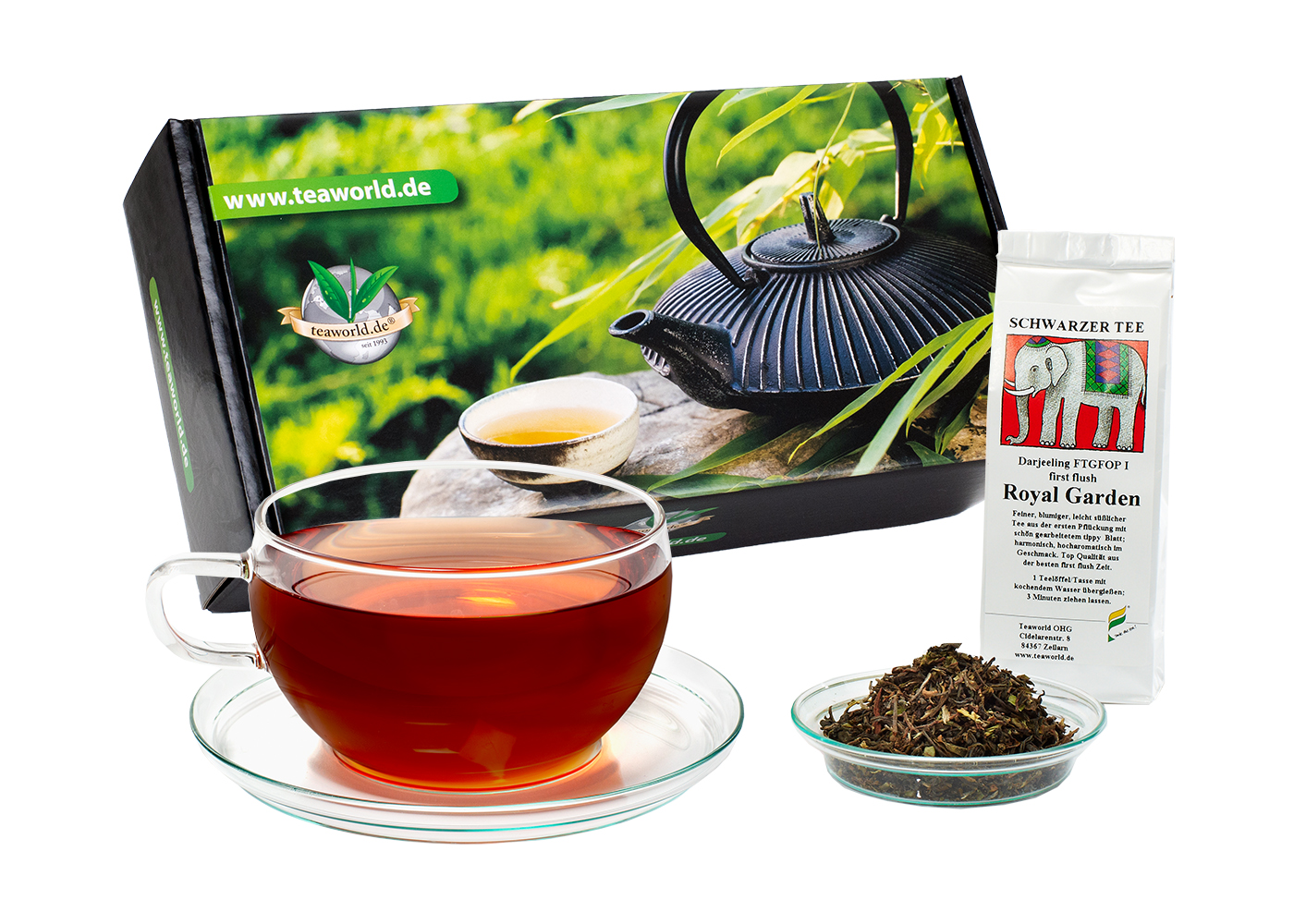 10x50g Schwarzer Tee klassisch Probierpaket