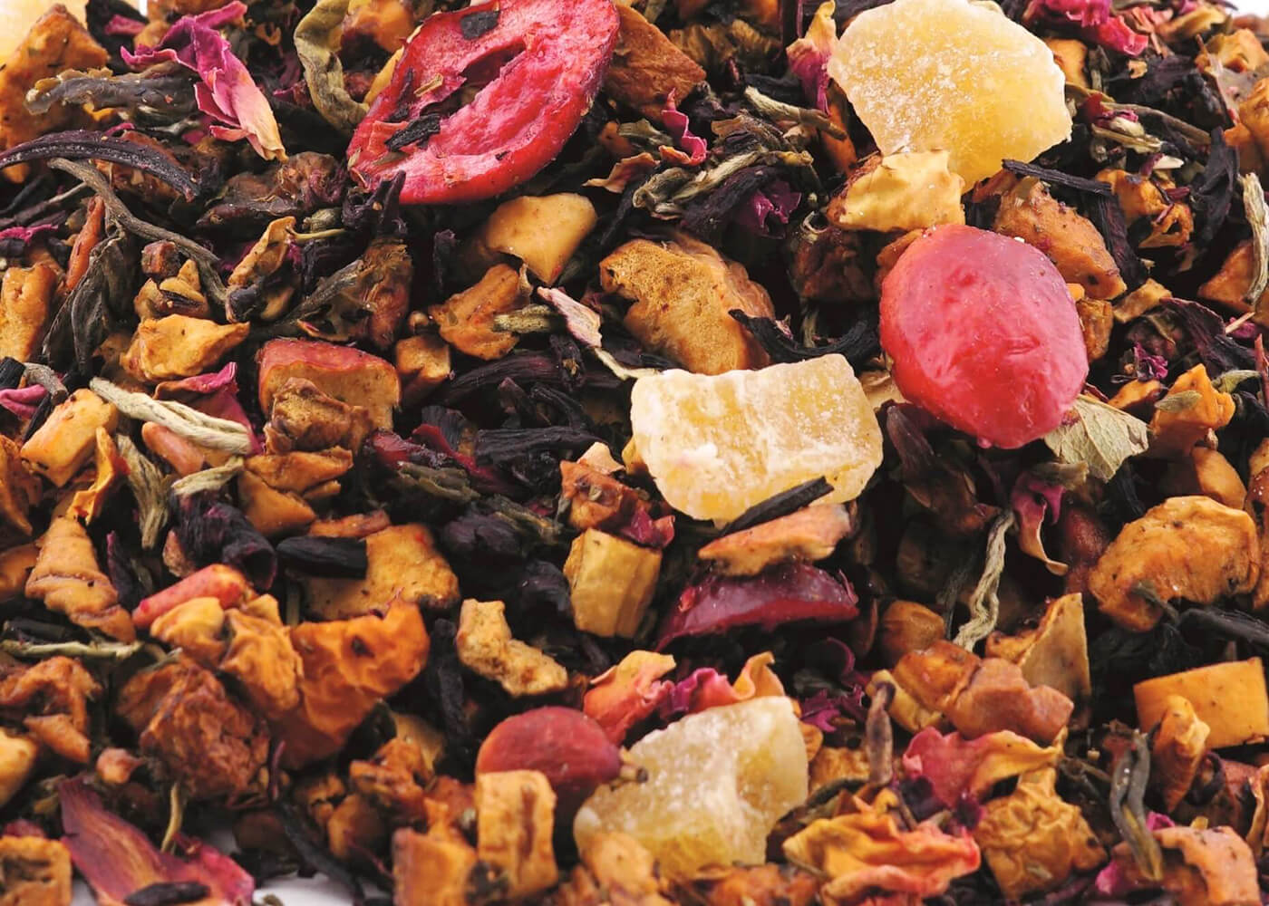 Kaltgetränk Früchtetee Sweet Cranberry - Eistee selber machen