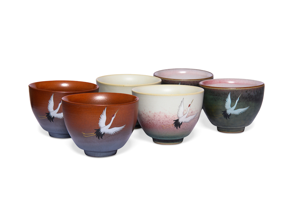 Japanisches Teacup-Set mit 6 Teebechern von MAOCI
