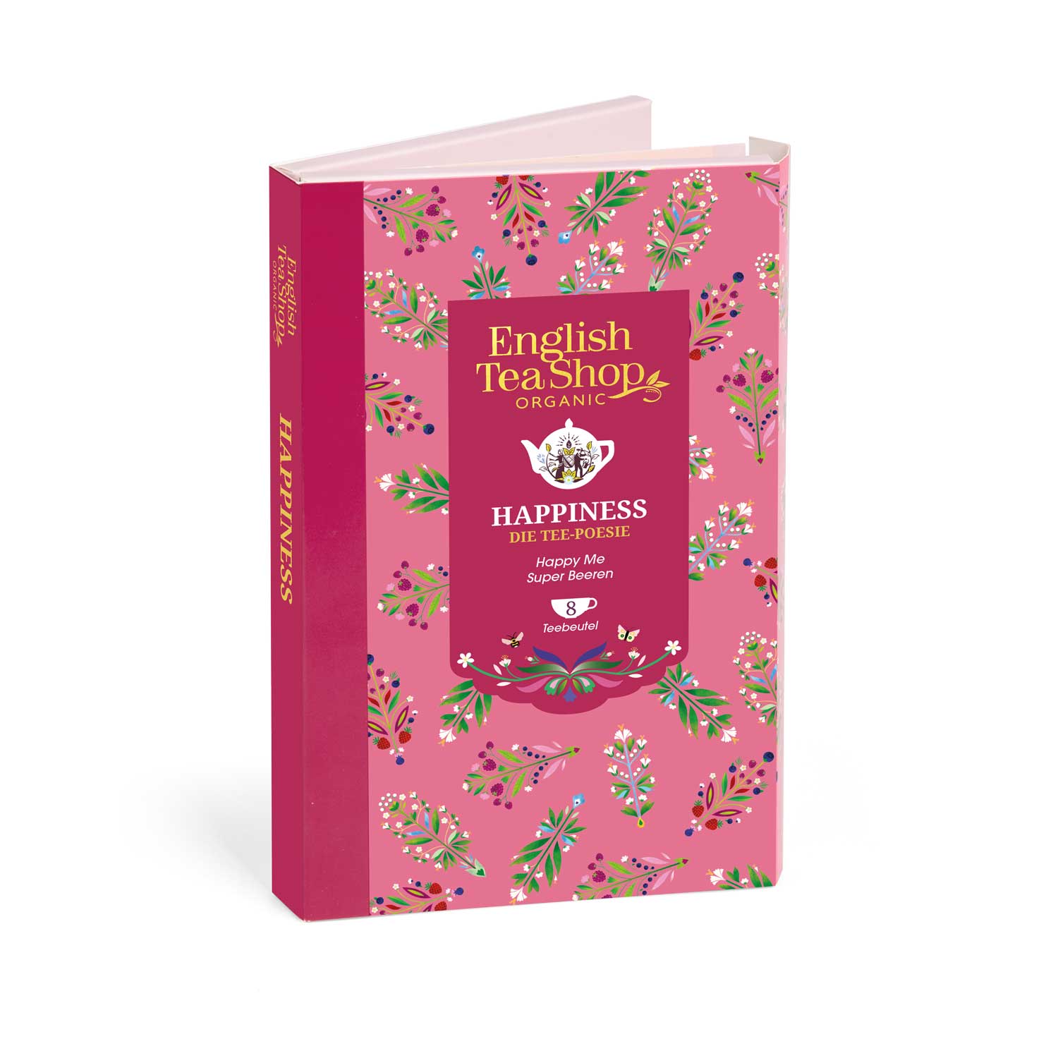 English Tea Shop - Tee-Poesie "Happiness", BIO, 8 Teebeutel
