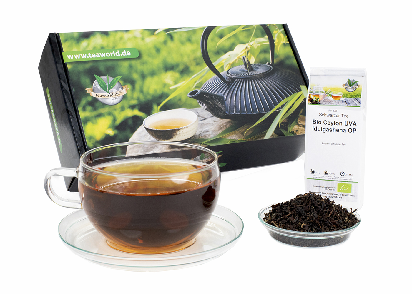 8x50g Ceylon - schwarzer Tee klassisch Probierpaket