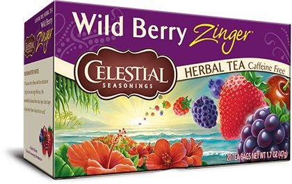 Wild Berry Zinger - 20 Teebeutel Früchtetee - Celestial Seasonings Tee