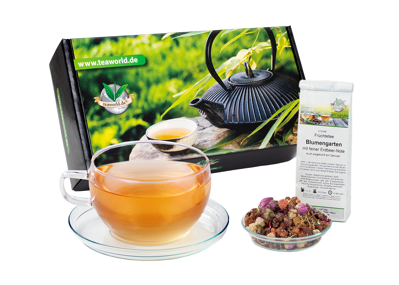 Früchtetee Neuheiten Probierpaket 8x50g