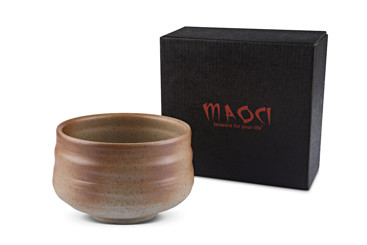 Matcha-Schale 400ml braun Geschenkbox
