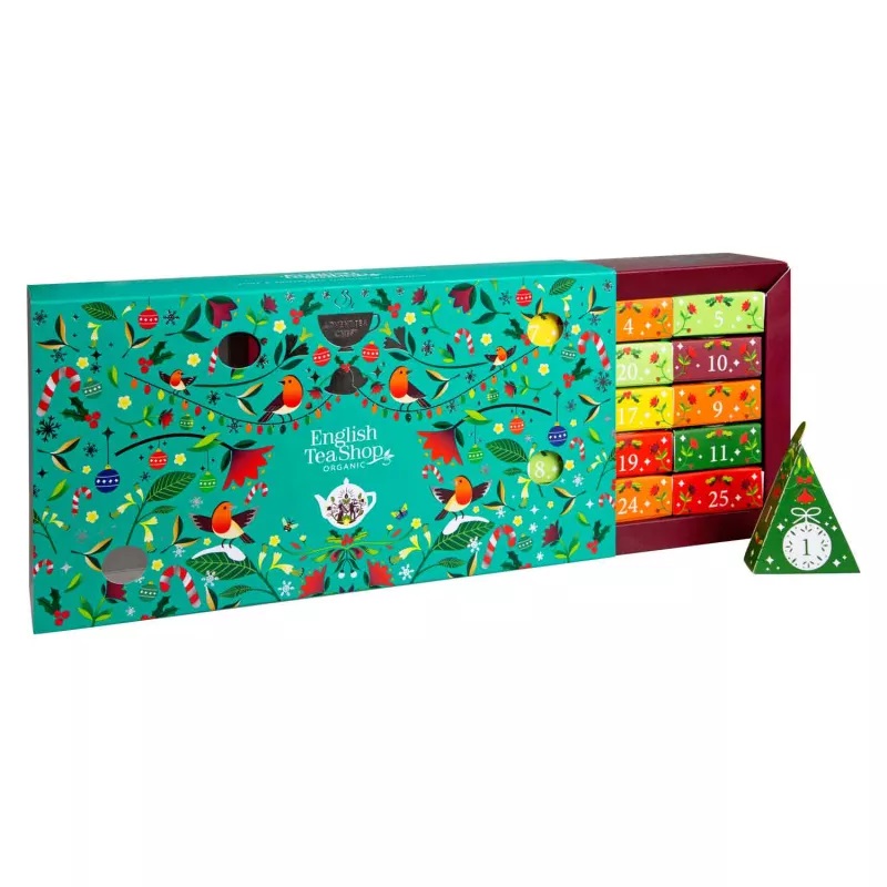 English Tea Shop - Tee Adventskalender "Christmas Vibes only", BIO, 25 Pyramiden