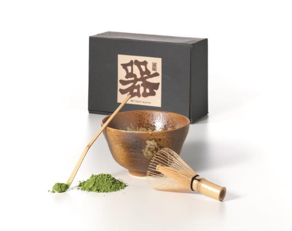Matcha Set "Chiyo" Keramik, 3 teilig Schale: 0,35 l