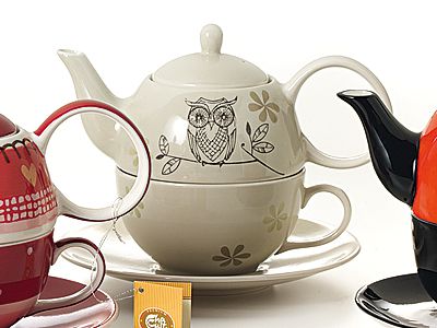 Tea for one Set "Lutz" Keramik, 4 teilig - auslaufender Artikel