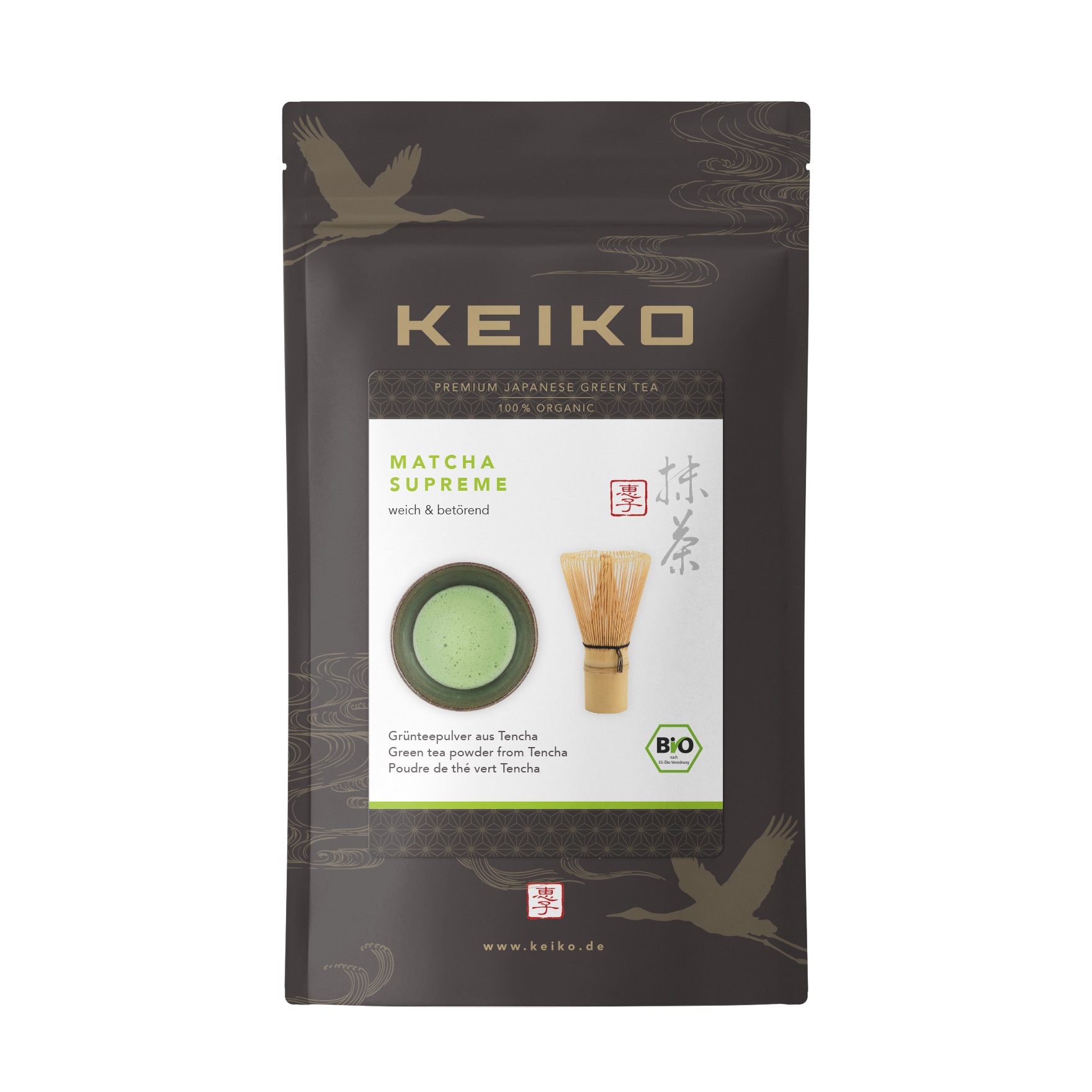 Bio Japan Matcha Tee Supreme - 50g Nachfüllbeutel - Keiko Green Tea
