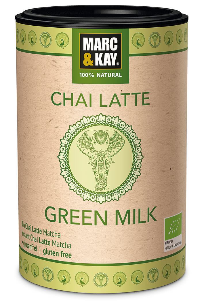 Marc & Kay Bio Chai Latte GREEN MILK 250g 