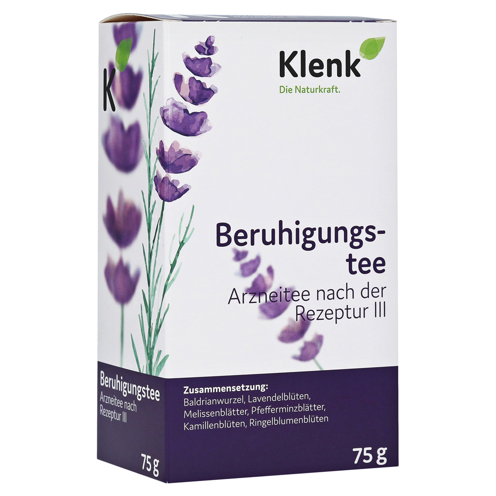 Beruhigungstee Arzneitee nach Rezeptur III - 75g - Klenk Naturkraft 