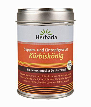Bio Kürbiskönig Suppen und Eintopfgewürz