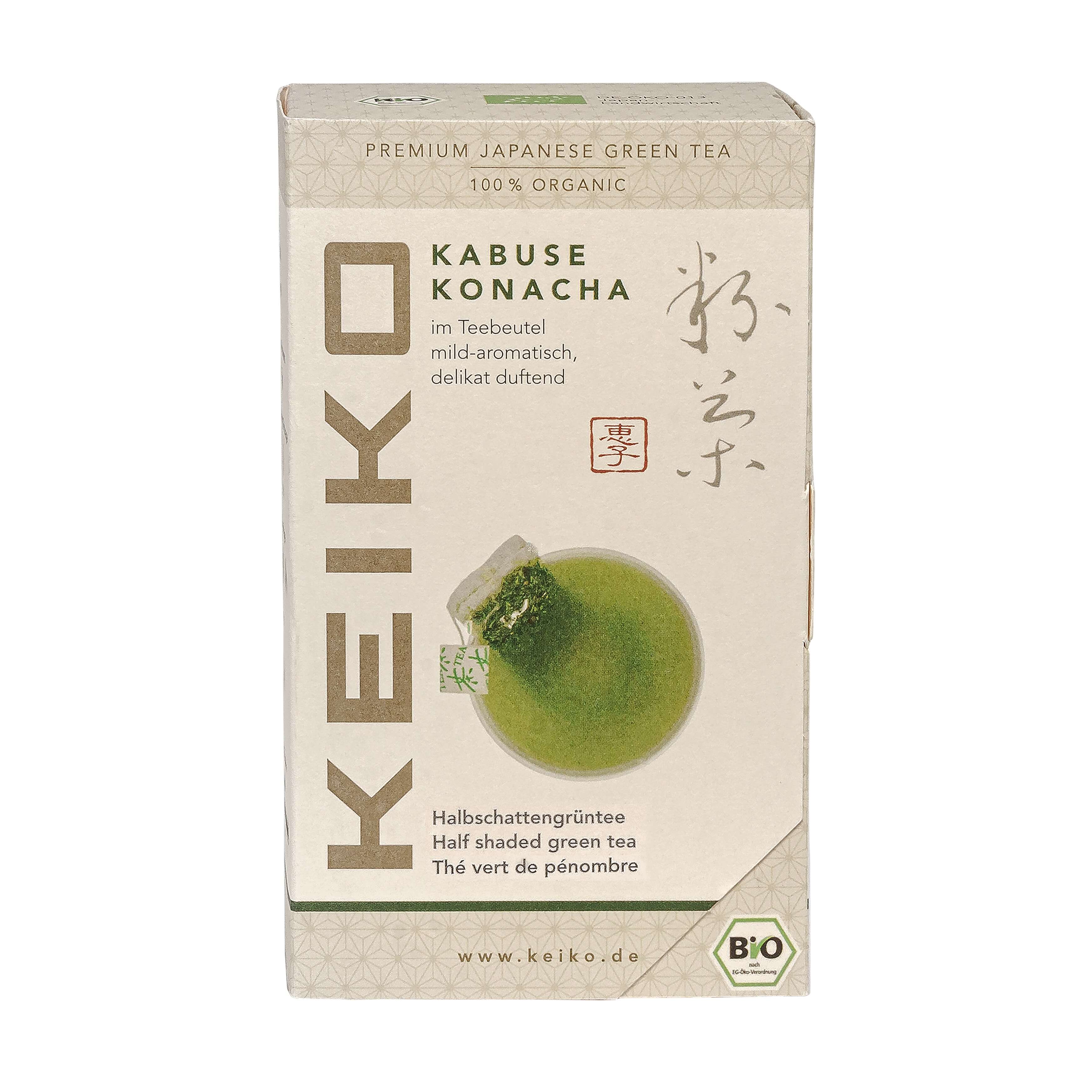 Bio Kabuse Konacha Grüner Tee Aufgussbeutel - Keiko Green Tea