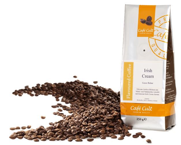 Kaffee "Irish Cream", ganze Bohne, aromatisiert