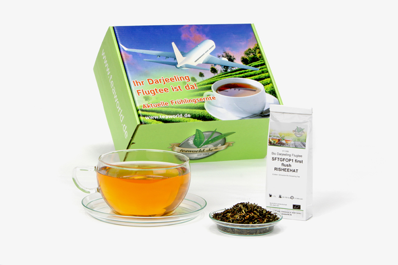 Bio Darjeeling Flugtee first flush Ernte 2025 Probierset 6x50g