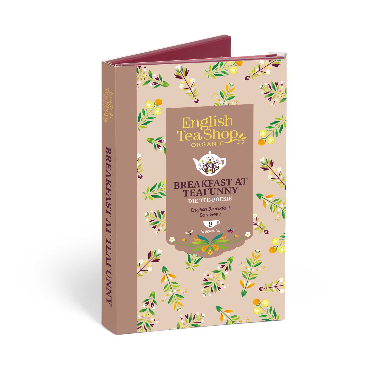 English Tea Shop - Tee-Poesie "Breakfast at Teafunny", BIO, 8 Teebeutel