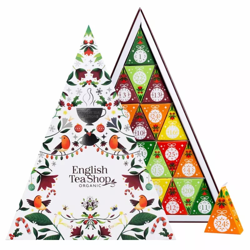 English Tea Shop - Tee Adventskalender "Mosaik", BIO, 25 Pyramidenbeutel