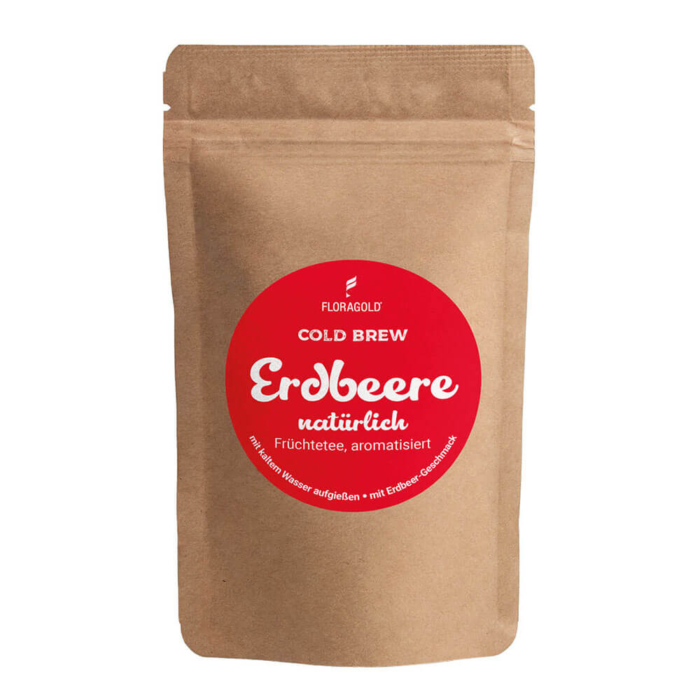 Cold Brew Erdbeere natürlich - Früchtetee
