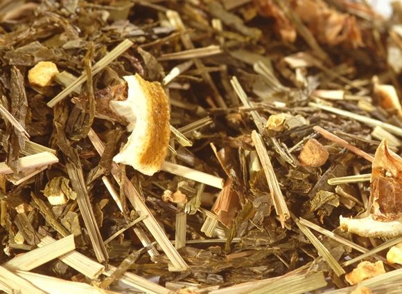 Ingwer-Zitrone - aromatisierter Gelber Tee