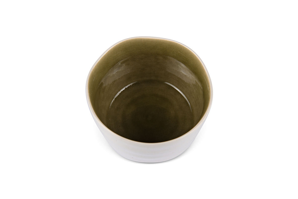 Matcha-Schale 350ml olive Geschenkbox