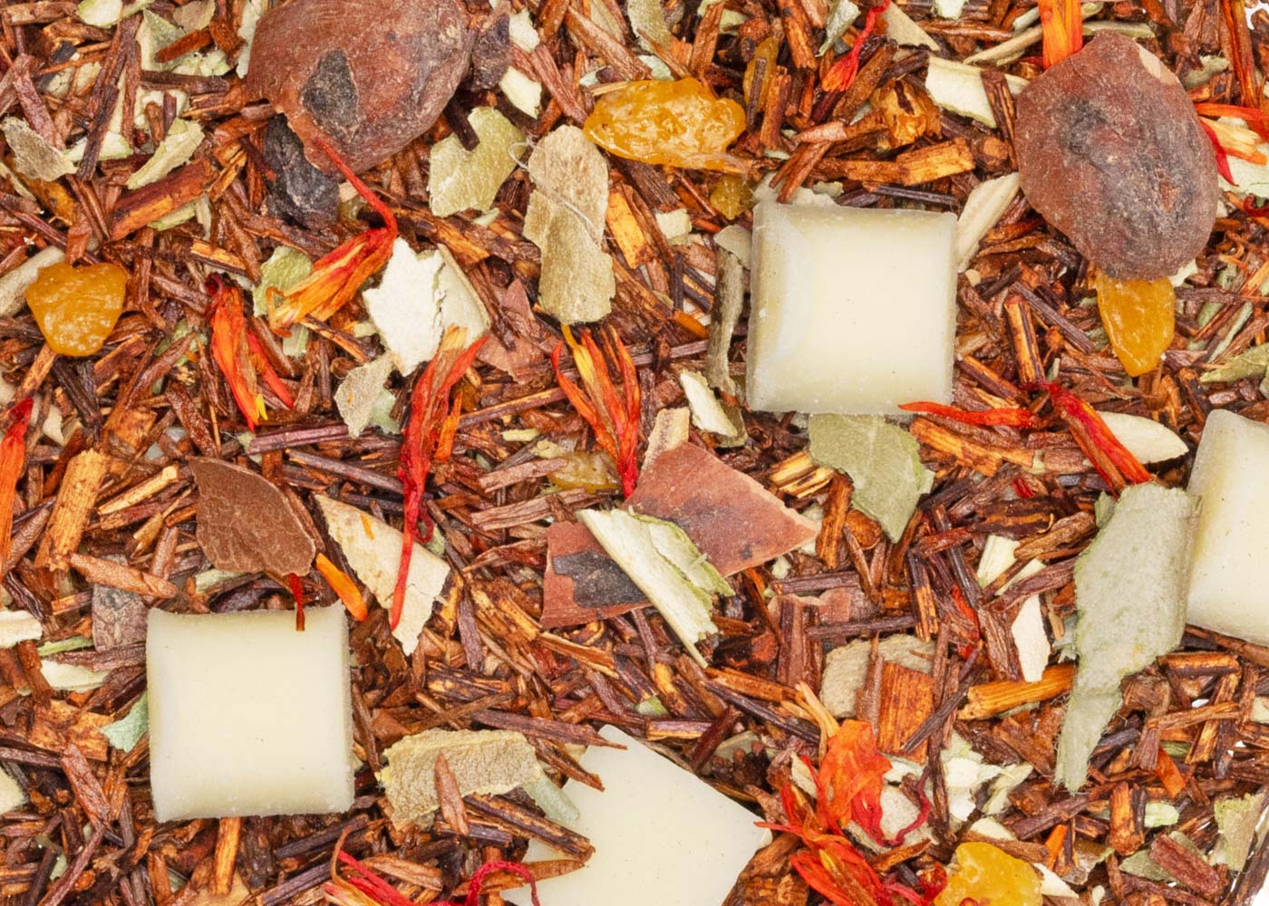 Weiße Schokolade Olive Rooibos Tee