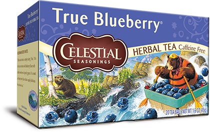 True Blueberry 20 Teebeutel Früchtetee - Celestial Seasonings Tee 
