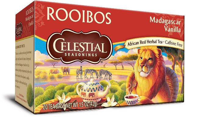 Madagascar Vanilla - 20 Teebeutel Rotbusch Tee - Celestial Seasonings Tee