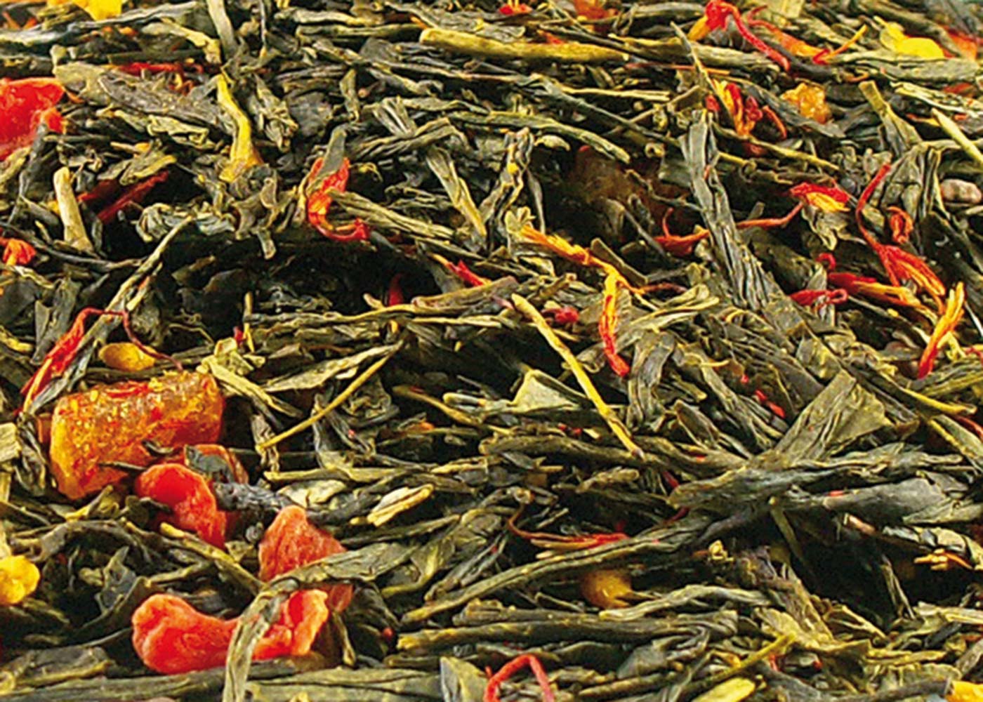 Aprikose Honig Grüntee aromatisiert