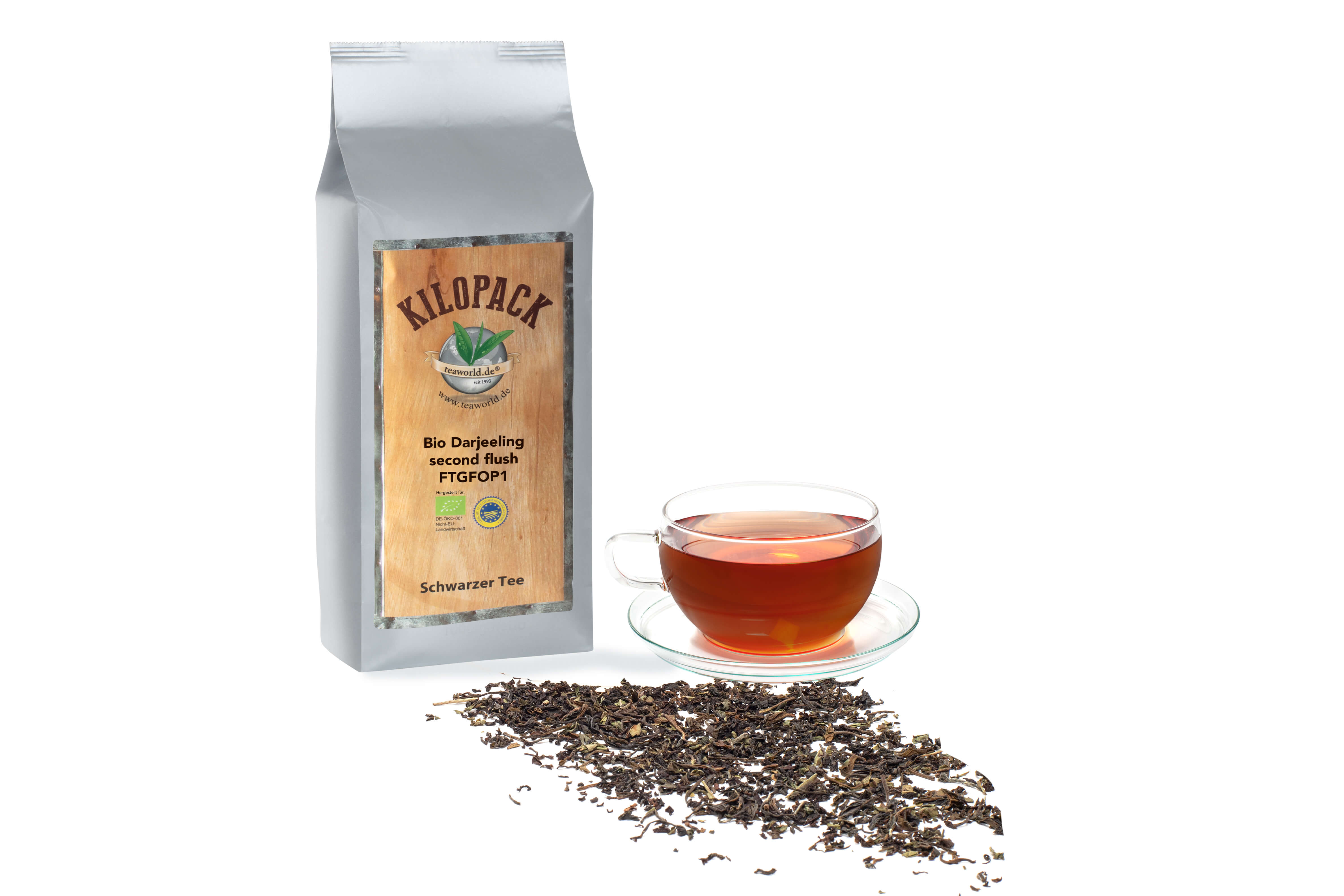 Bio Darjeeling second flush FTGFOP1 im Kilopack 