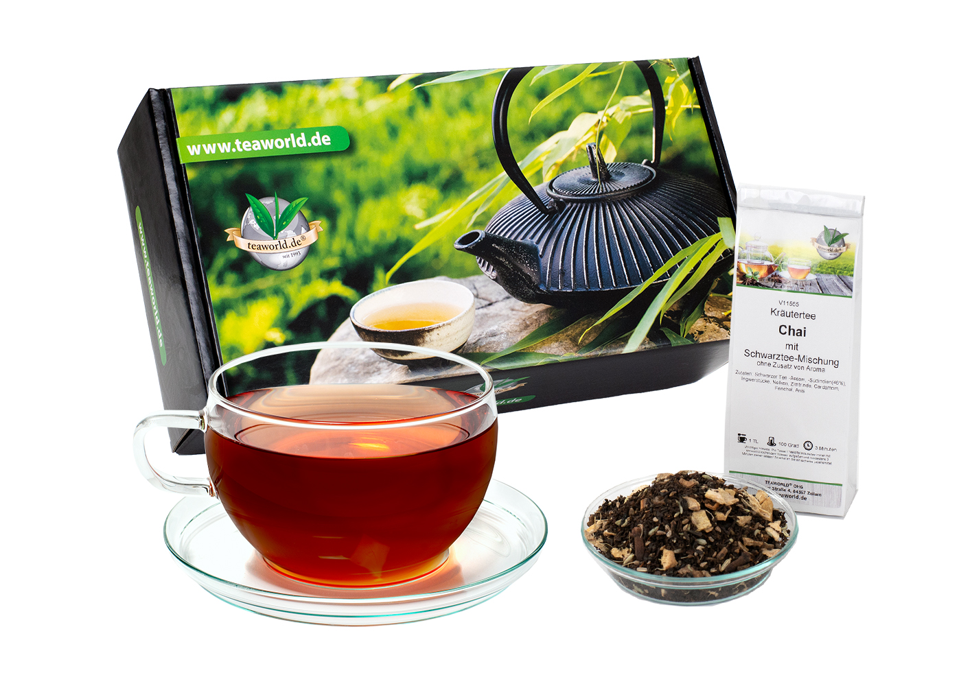 8x50g Chai-Tee Probierpaket - Tee kaufen leicht gemacht