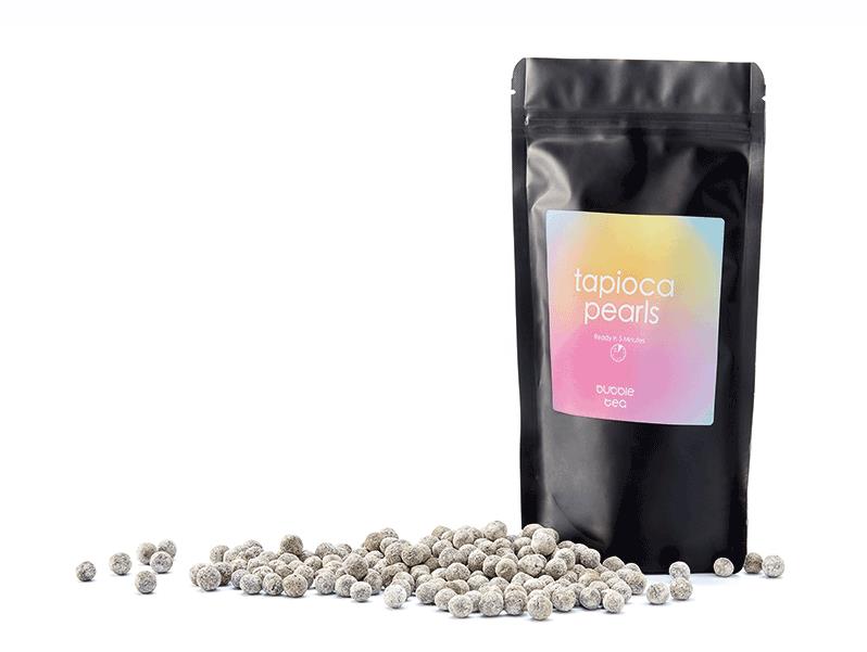 Schwarze Tapiokaperlen Instant Stärke-Perlen aus Maniokwurzel (für Bubble Tea)