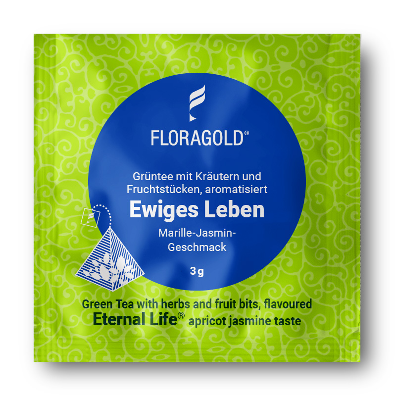Ewiges Leben Grüner Tee 100 Pyramiden Teebeutel