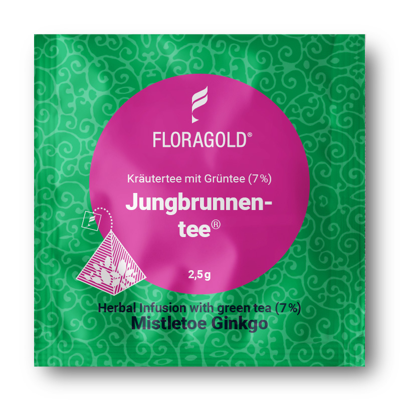 Jungbrunnentee Kräutertee 100 Pyramiden Teebeutel