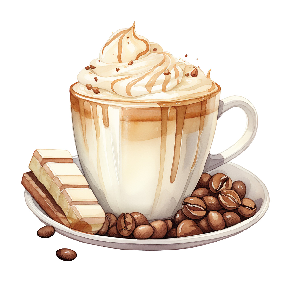Weiße Schokolade Kaffee, aromatisiert - 250g Kaffee gemahlen