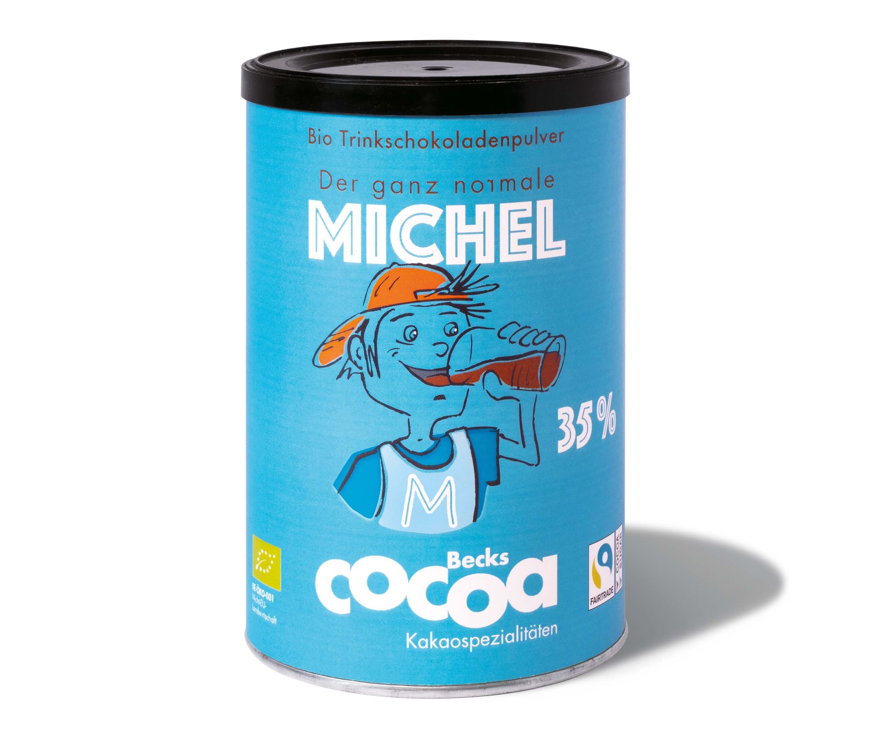 Becks Cocoa Trinkschokolade"Michel" BIO (Kakao 35%) 335g