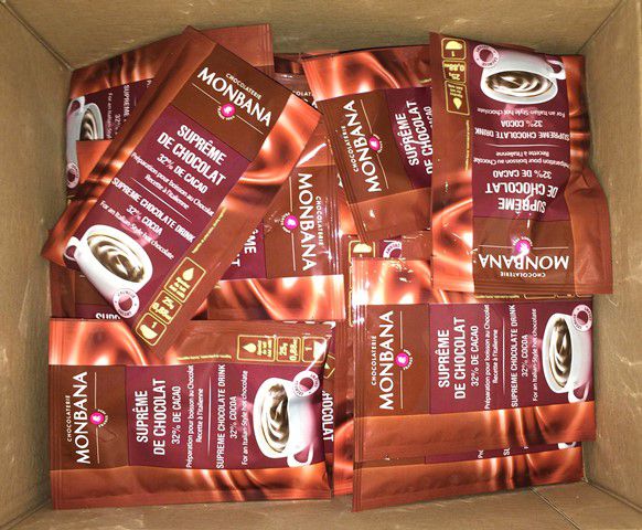 Monbana Supreme Chocolate Powder 32% Kakaopulver 50x25g Portionsbeutel